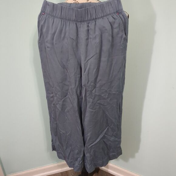 Haven well within cropped wide leg pant tencel extra small grey - Picture 1 of 5